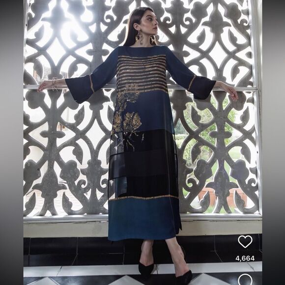 LULUSAR PAKISTANI SEMI FORMAL DRESS - Picture 1 of 8